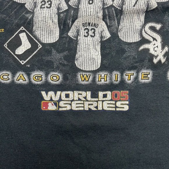 vintage Y2K Chicago Whotesox MLB Champions T Shirt Size L 2005 - Picture 3 of 10